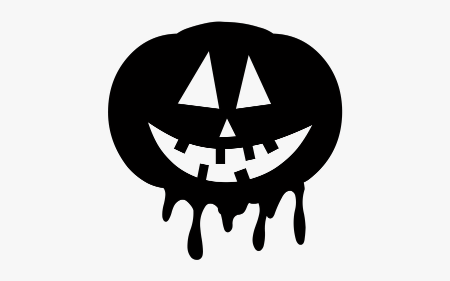 Pumpkin, Silhouette, Helloween, Witch, Illustration - Pumpkin Halloween Siluet Png, Transparent Clipart
