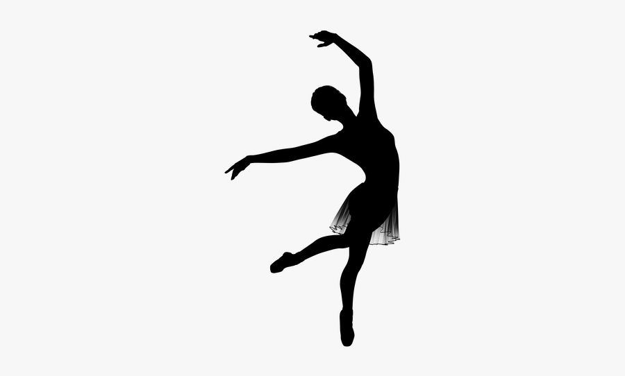 #ballet #ballerina #woman #silhouette - Lyrical Dance Contemporary Dance Silhouette, Transparent Clipart