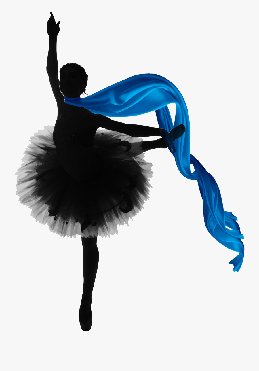 Black And White Ballerina, Transparent Clipart