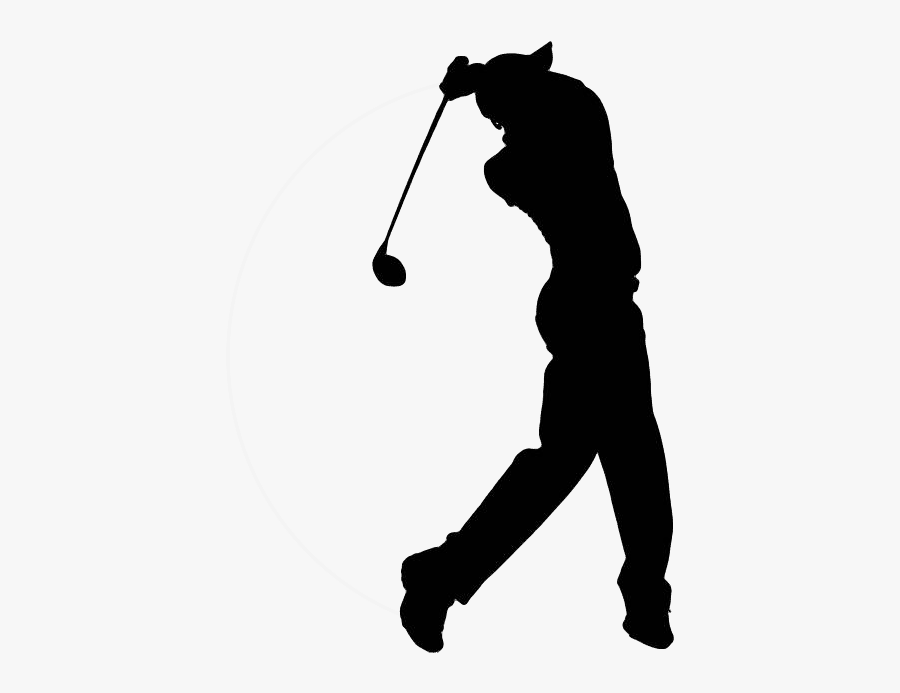 Vector Graphics Clip Art Silhouette Illustration Golf - Clip Art Golf Swing, Transparent Clipart