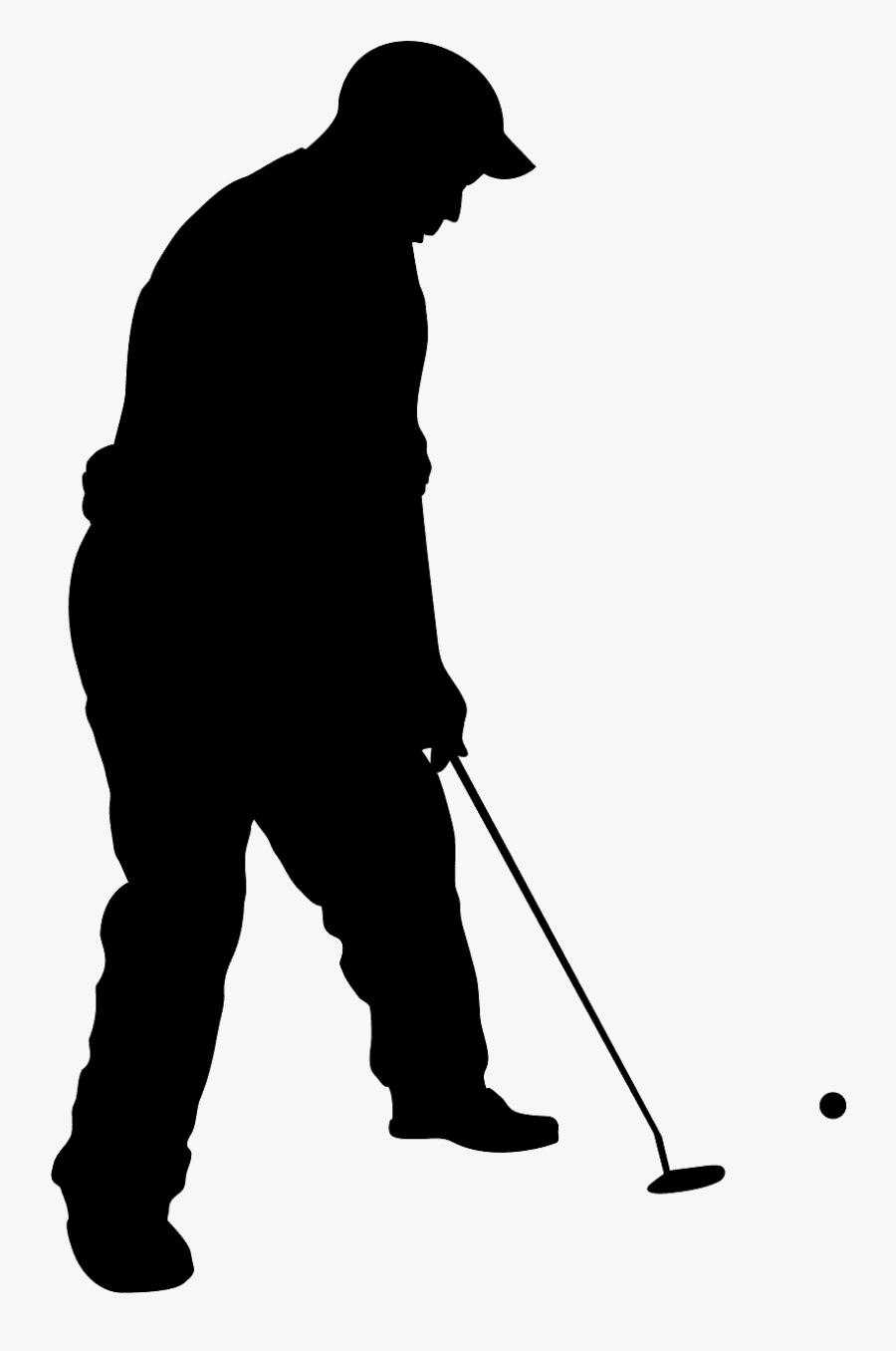 Silueta De Golf, Transparent Clipart