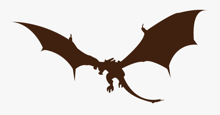 Dragon Silhouette Transparent Background, Transparent Clipart