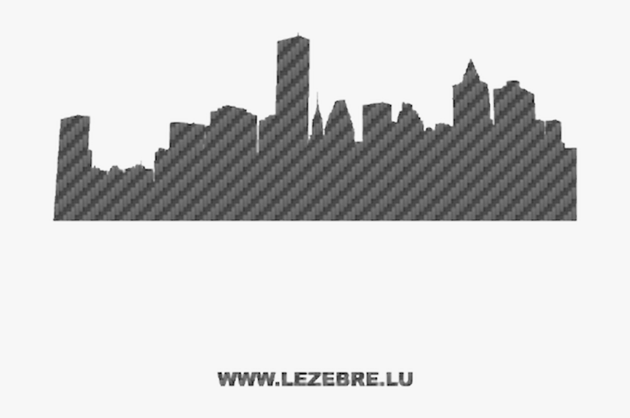 Sticker Deco Silhouette New York City Carbone - Paul Kalkbrenner Aaron, Transparent Clipart