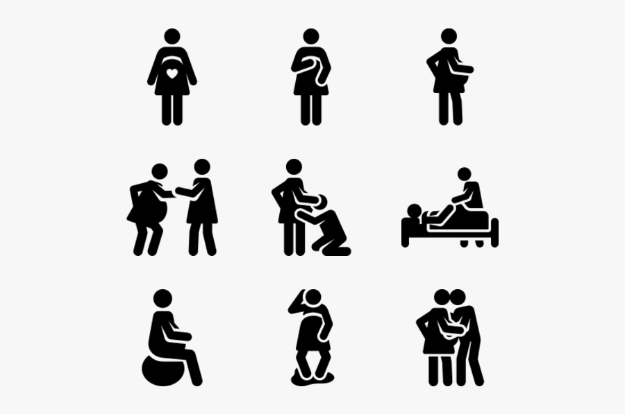 Maternity - Maternity Silhouette, Transparent Clipart