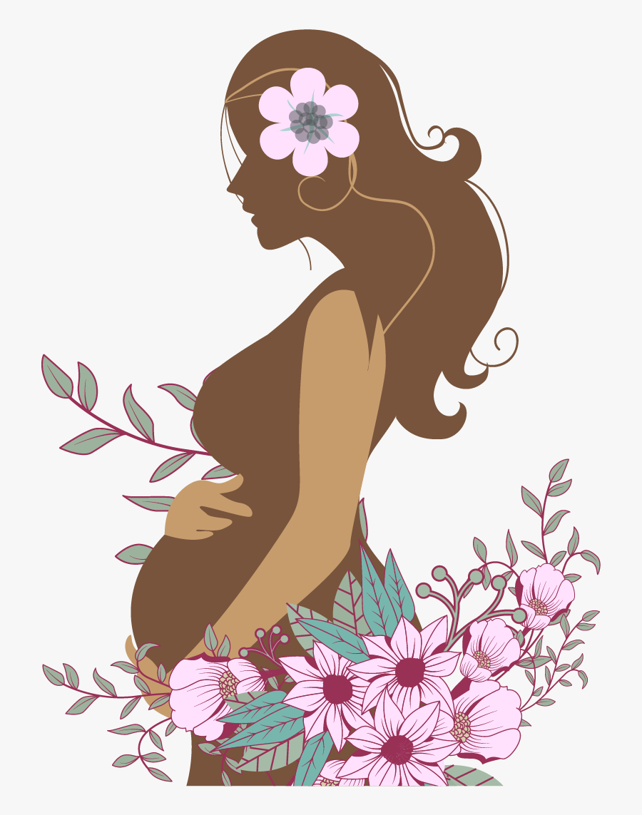 Pregnancy Woman Childbirth Clip Art - Pregnant Women Vector Png, Transparent Clipart