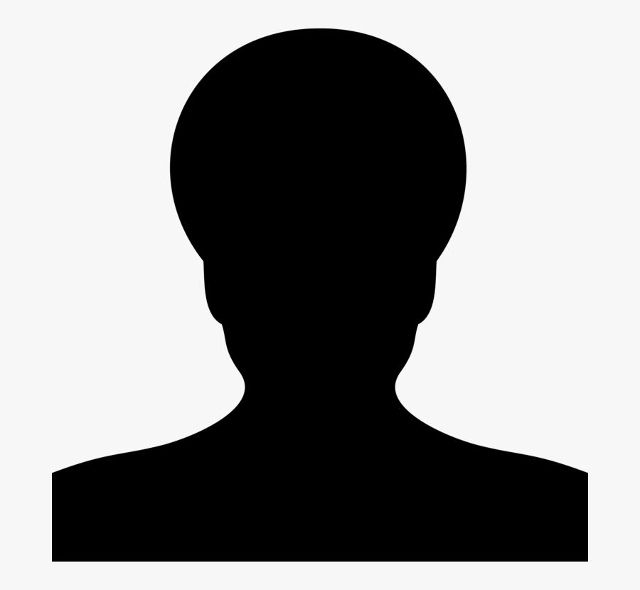 Head,silhouette,neck - Black Out Face, Transparent Clipart