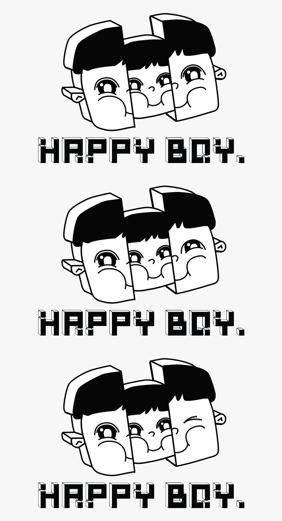 Happy Boy Auckland Burgers Main Logo - Illustration, Transparent Clipart