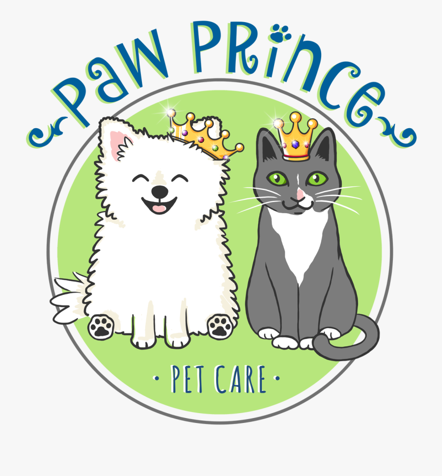 Pawprincelogo - Cartoon, Transparent Clipart