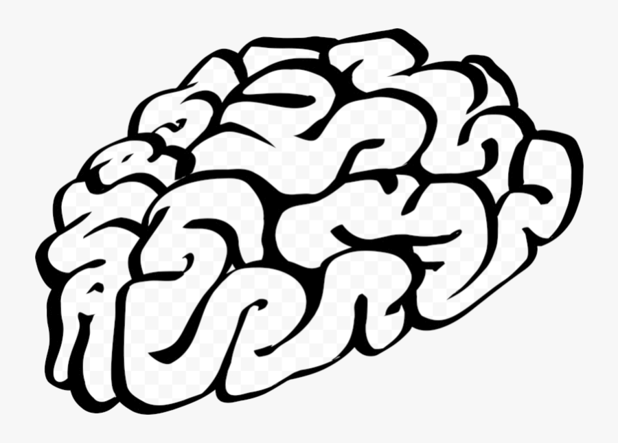 Brain Clipart Clip Art Drawing Cartoon Transparent - Transparent Cartoon Of Brain, Transparent Clipart