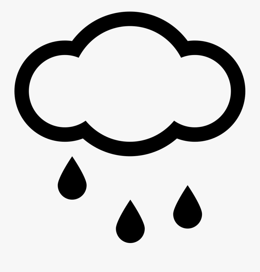 Rain Clipart Black And White - Rainy Clipart Black And White, Transparent Clipart
