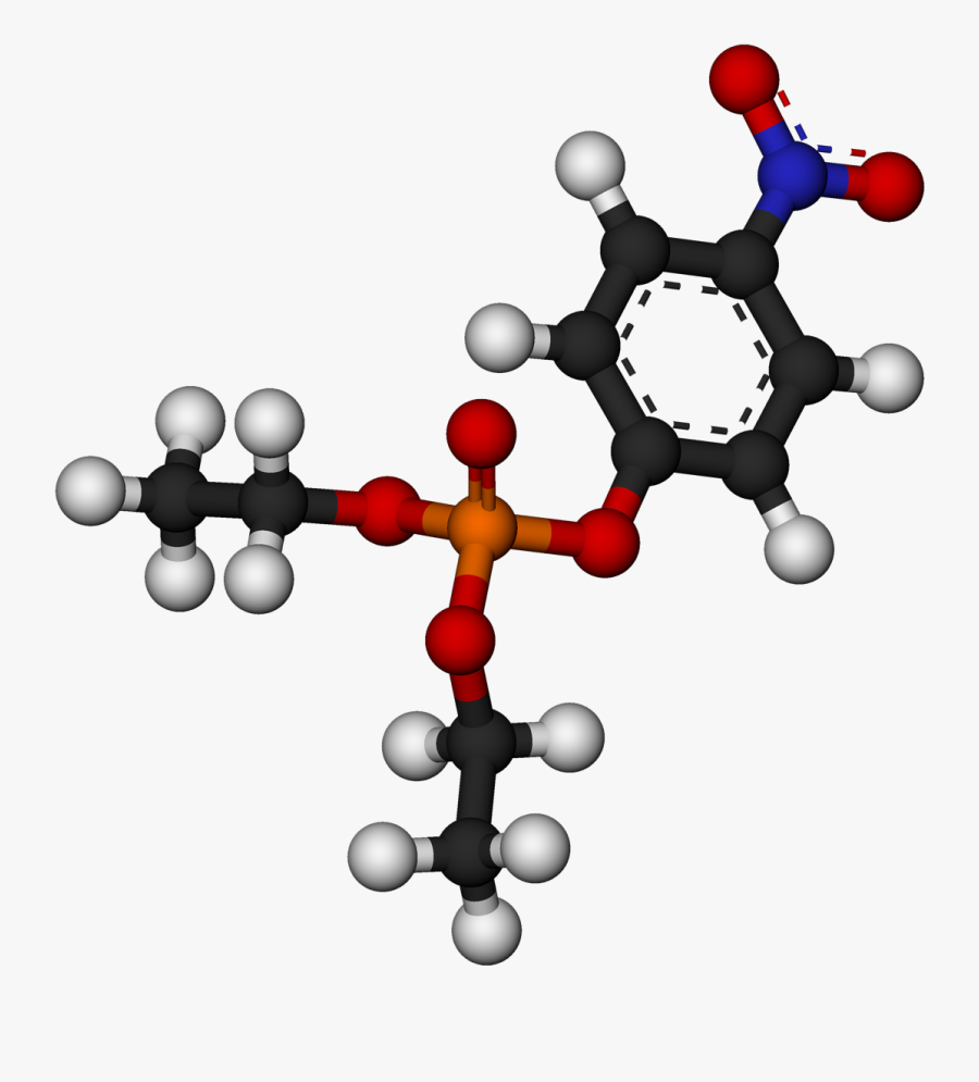 Paraoxon 3d Balls - Ortho Terphenyl, Transparent Clipart