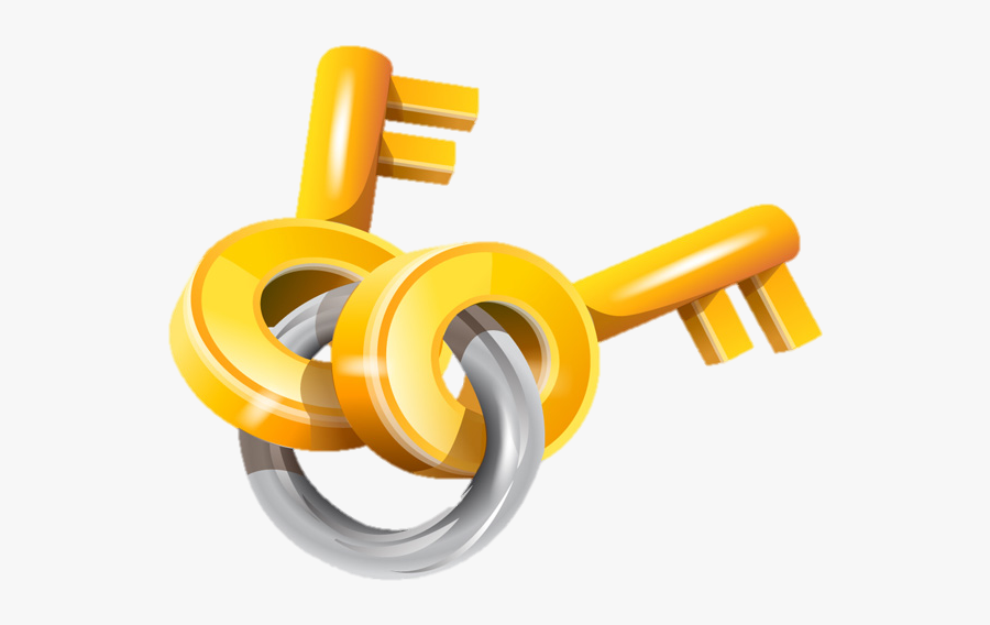 The Keys To Successful - Two Keys Png, Transparent Clipart