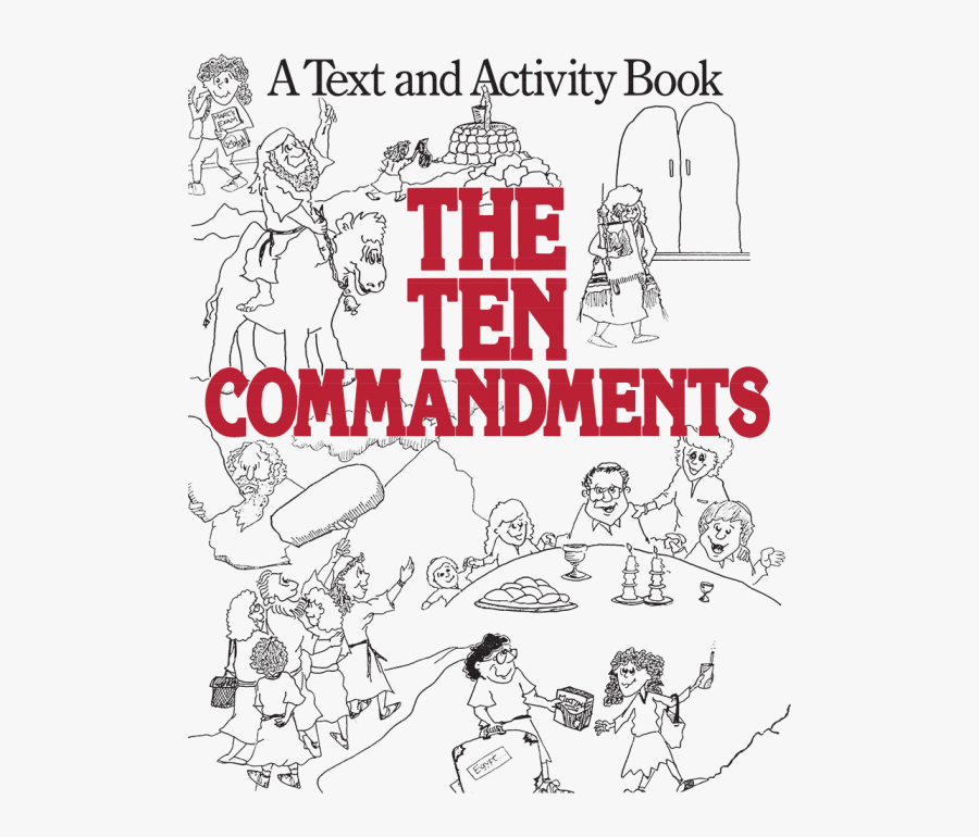 Cartoon Ten Commandments, Transparent Clipart