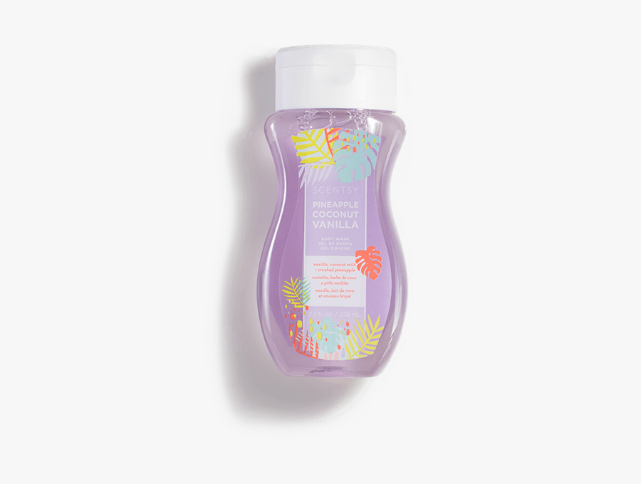 Scentsy Body Wash Pineapple Coconut Vanilla, Transparent Clipart