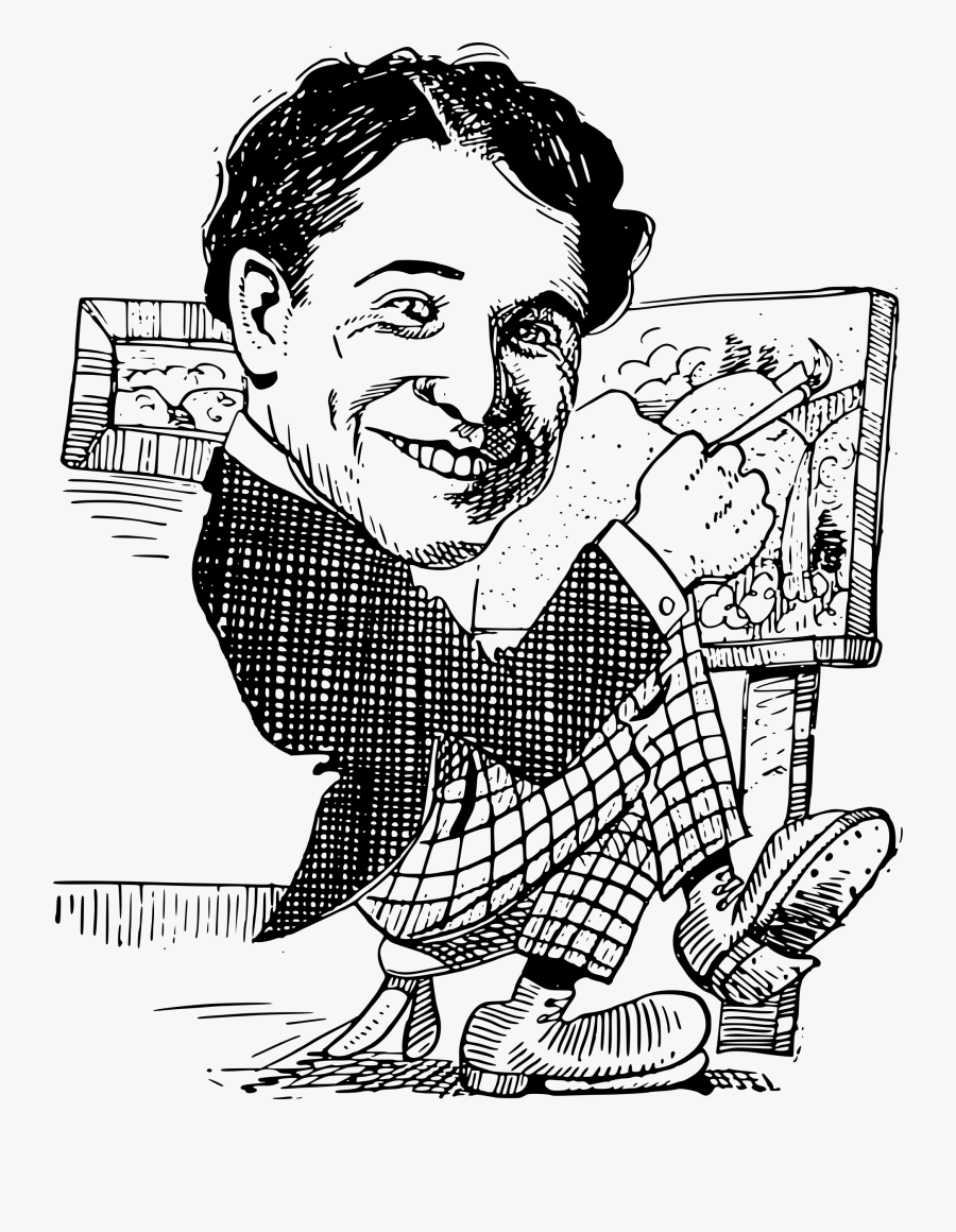 Silly Artist Clip Arts - Cartoon, Transparent Clipart