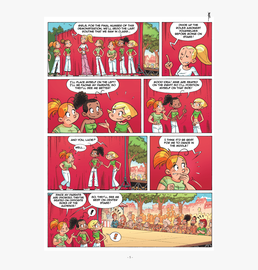 Dance Class Comic Book, Transparent Clipart