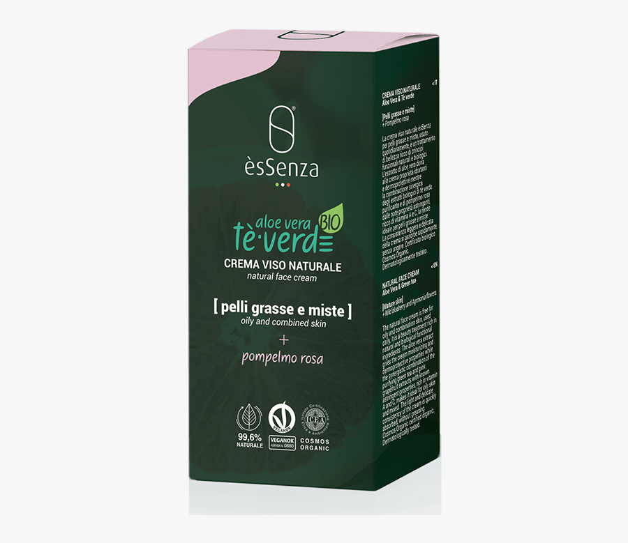 Organic Face Cream For Oily Skin - Èssenza Crema Viso, Transparent Clipart
