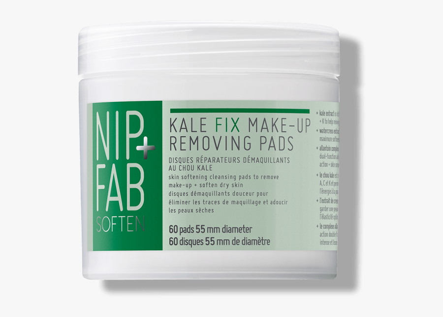 Kale Fix Makeup Removing Pads For Sensitive And Dry - Cosmetics, Transparent Clipart