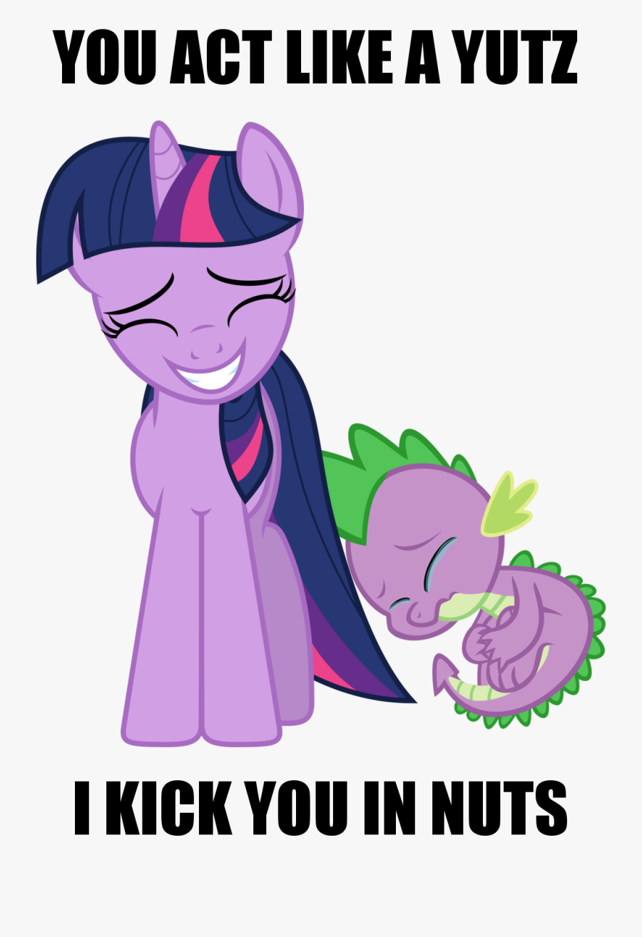 You Act Like A Yutz I Kick You In Nuts Twilight Sparkle - Kick In The Nuts Animation, Transparent Clipart