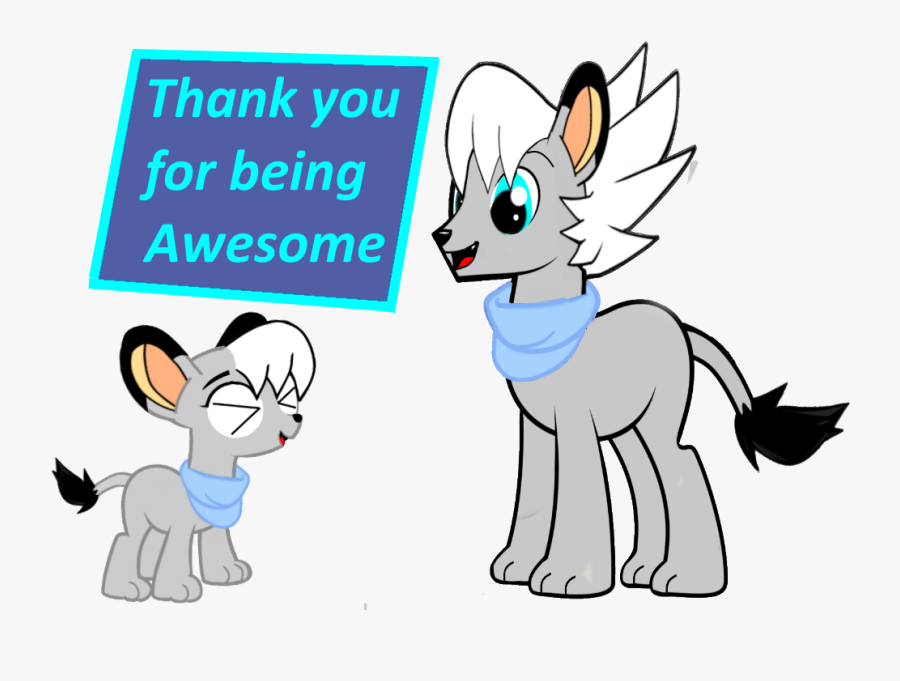 Frost Bite Thank You By Frostthehobidon - Cartoon, Transparent Clipart