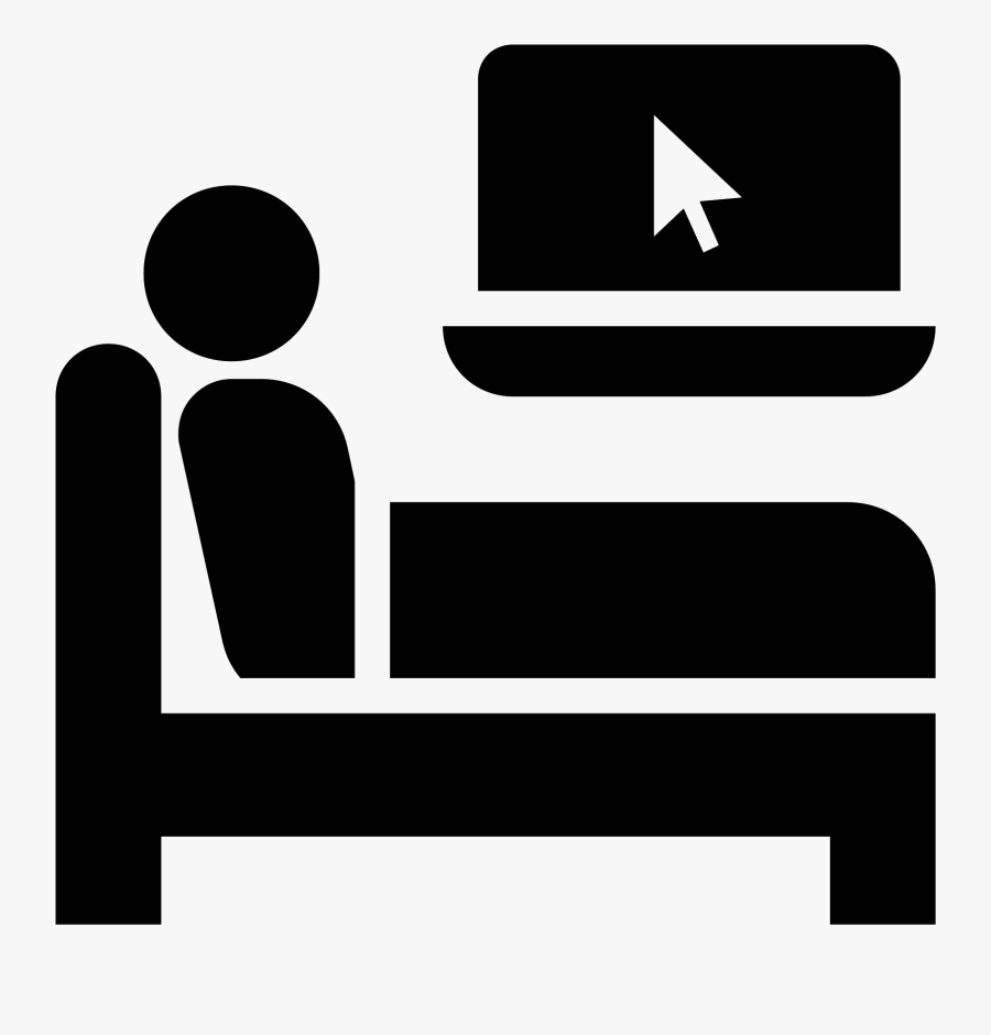 Bed Vector Sick Person - Insomnia Png, Transparent Clipart