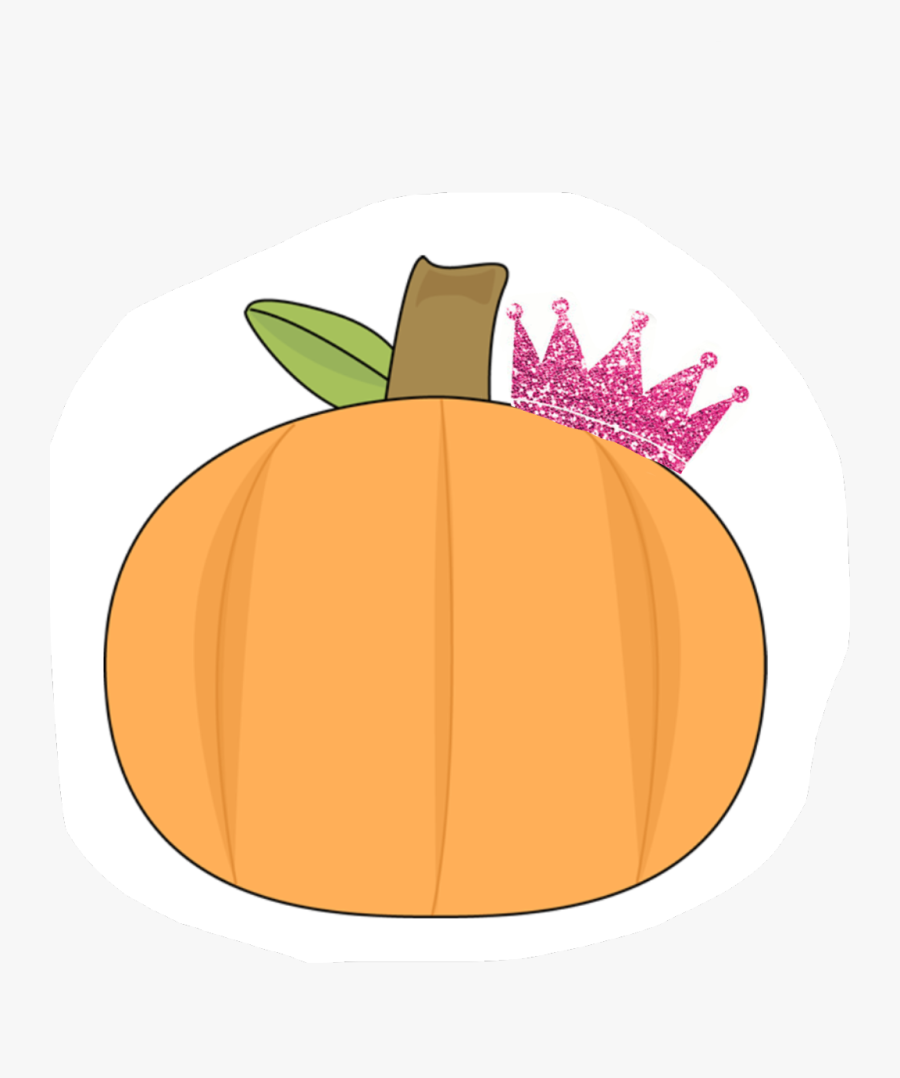Transparent Pink Pumpkin Clipart - Pumpkin Clipart With Crown, Transparent Clipart