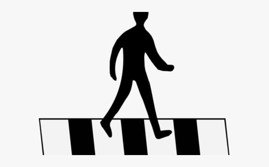 Sidewalk Clipart Sunny Day - Zebra Crossing In Clip Art, Transparent Clipart