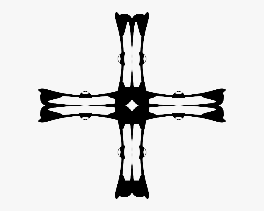 Cross, Church, Silhouette - Greek Crossclip Art, Transparent Clipart