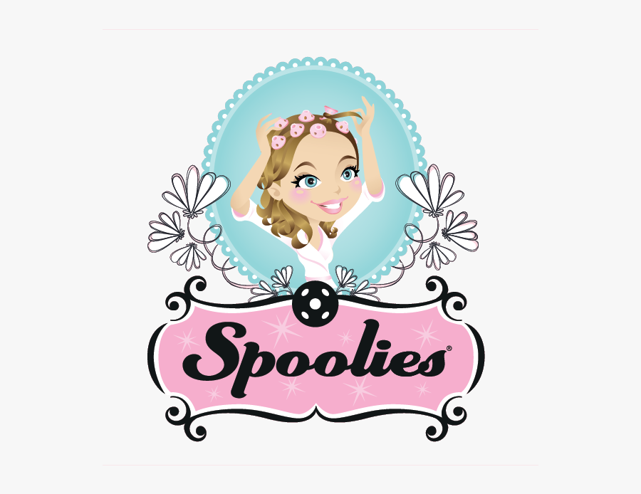 Curl Clipart Hair Roller - Spoolies Logo, Transparent Clipart