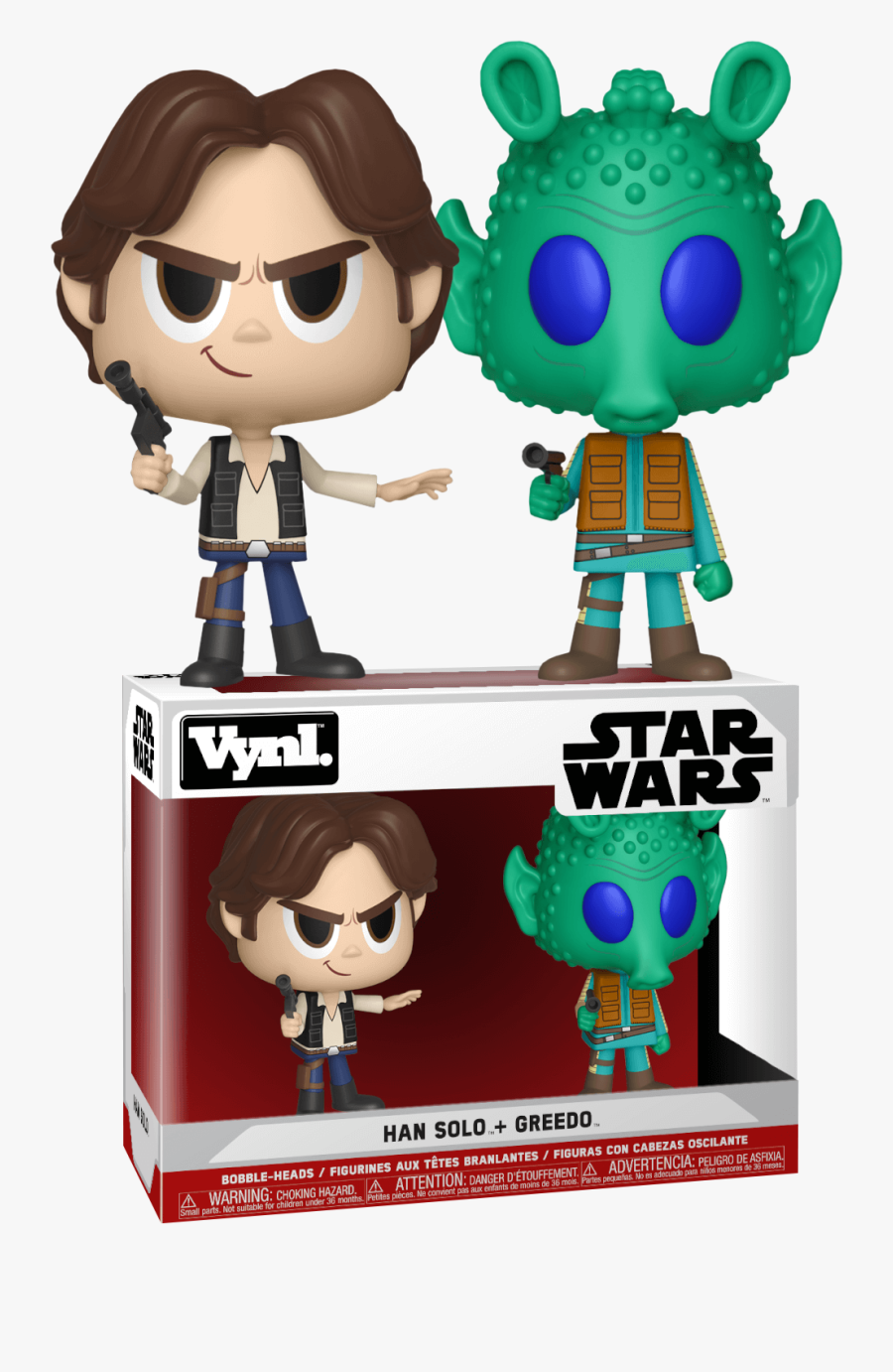 Star Wars Han Solo And Greedo Vinyl, Transparent Clipart