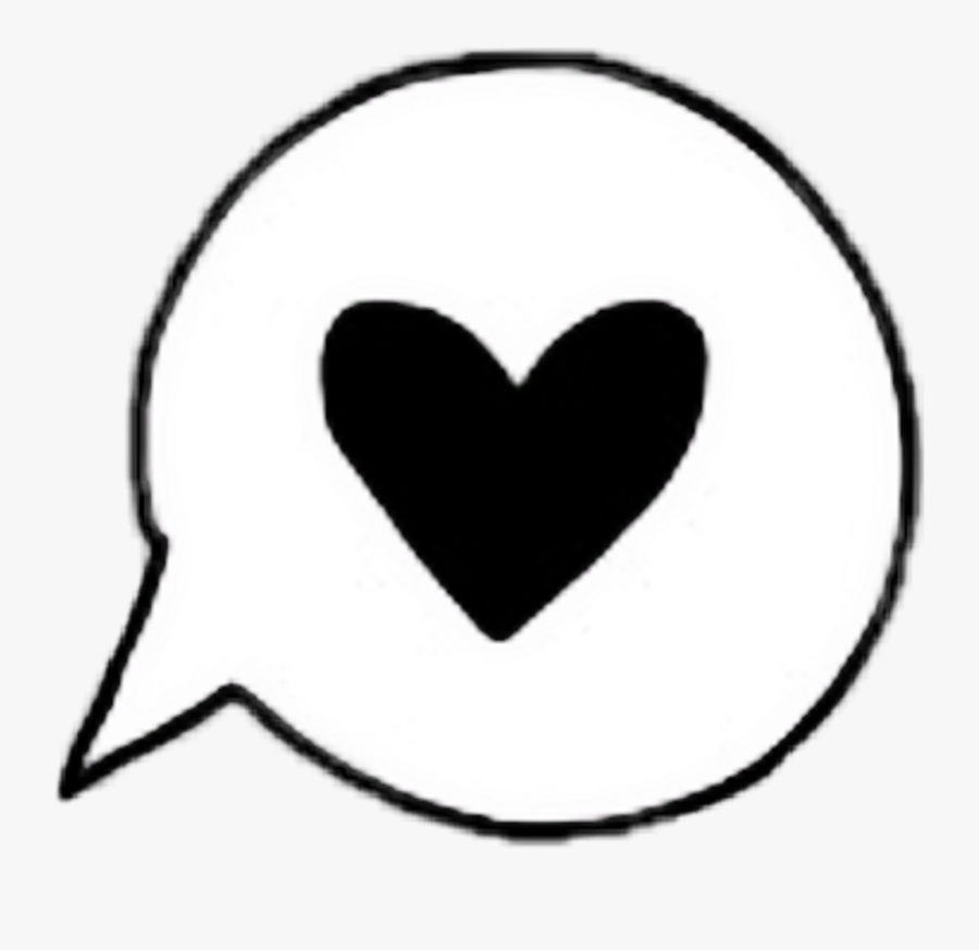 Png Tumblr Transparent Love Clipart , Png Download - Black Heart Transparent Stickers, Transparent Clipart