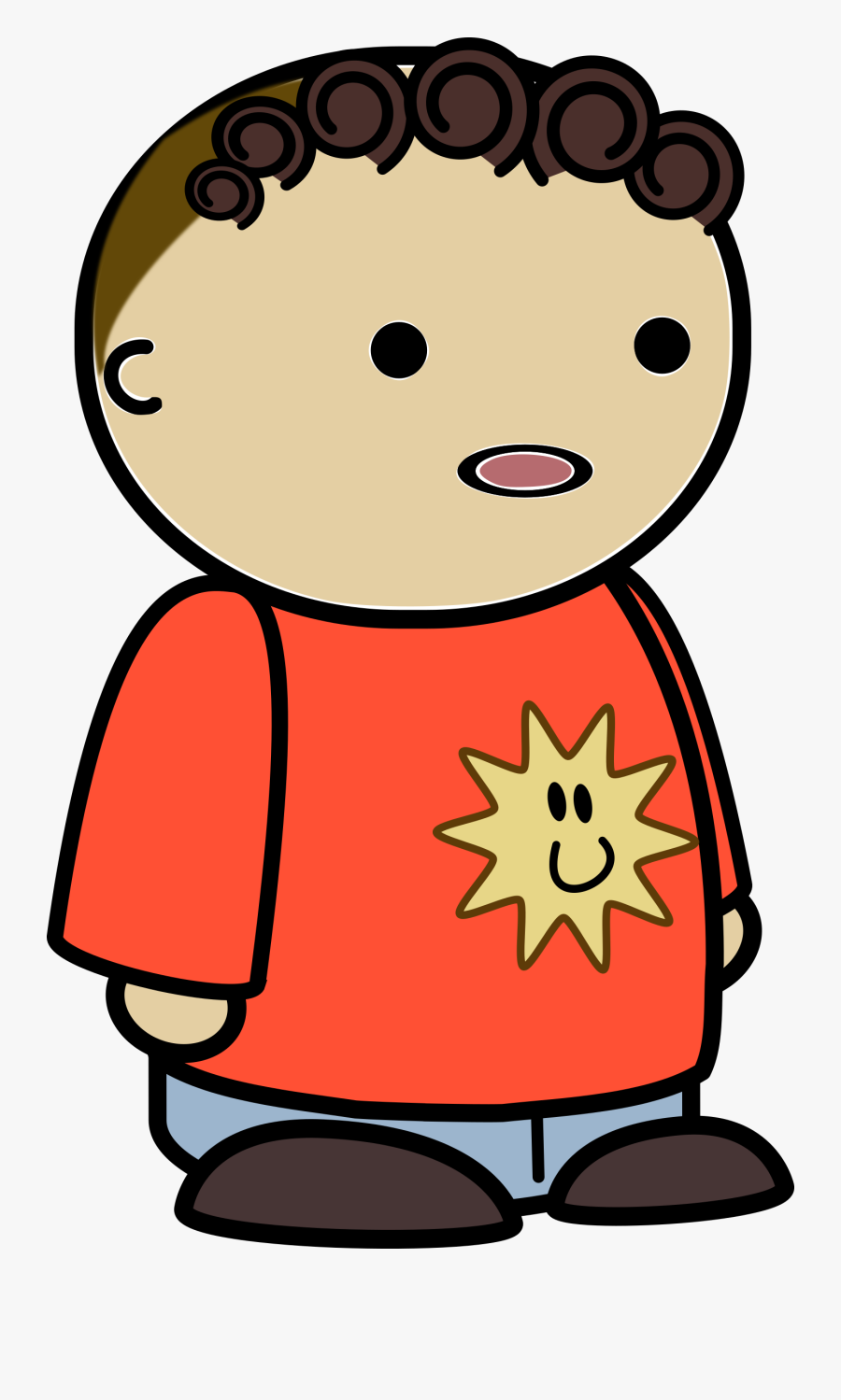 Mix And Match Character Jordan Surprised Side Clip - Miserable Clipart, Transparent Clipart