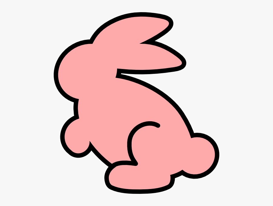 Transparent Fluff Clipart - Easy Bunny Simple Drawing, Transparent Clipart