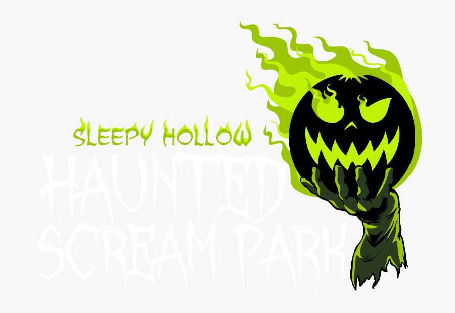 Sleepy Hollow"s Haunted Scream Park Youtube Clip Art - Graphic Design, Transparent Clipart