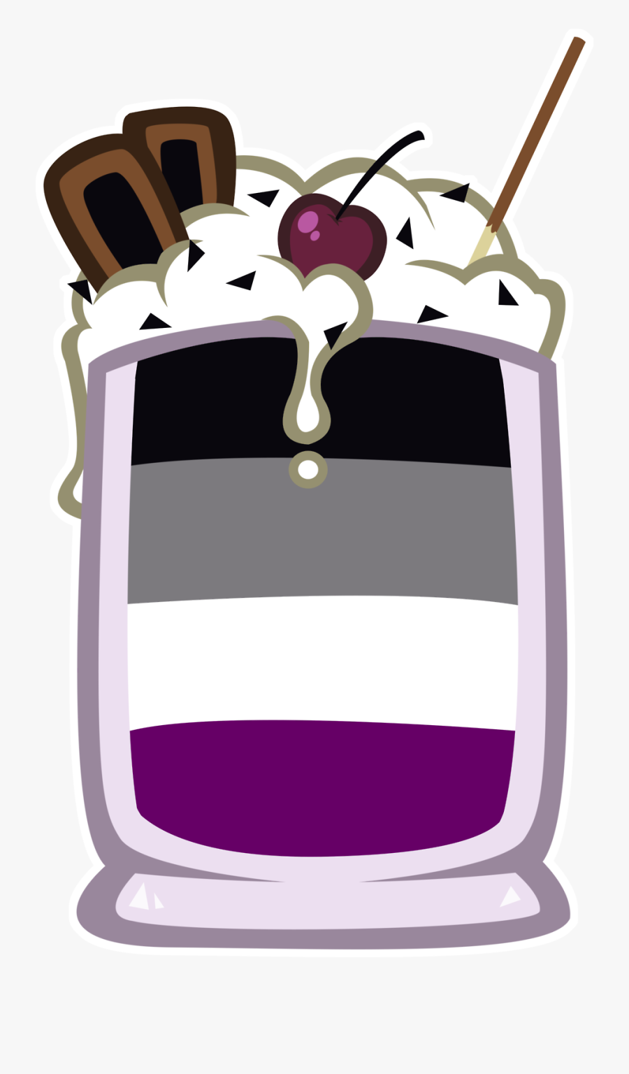 Grapes Clipart Transparent Tumblr - Asexual Pride Art, Transparent Clipart
