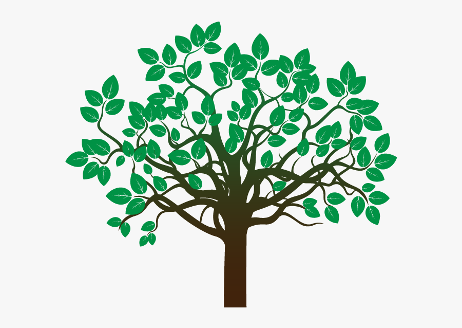 Tree - Arbol Con Raices Dibujado, Transparent Clipart