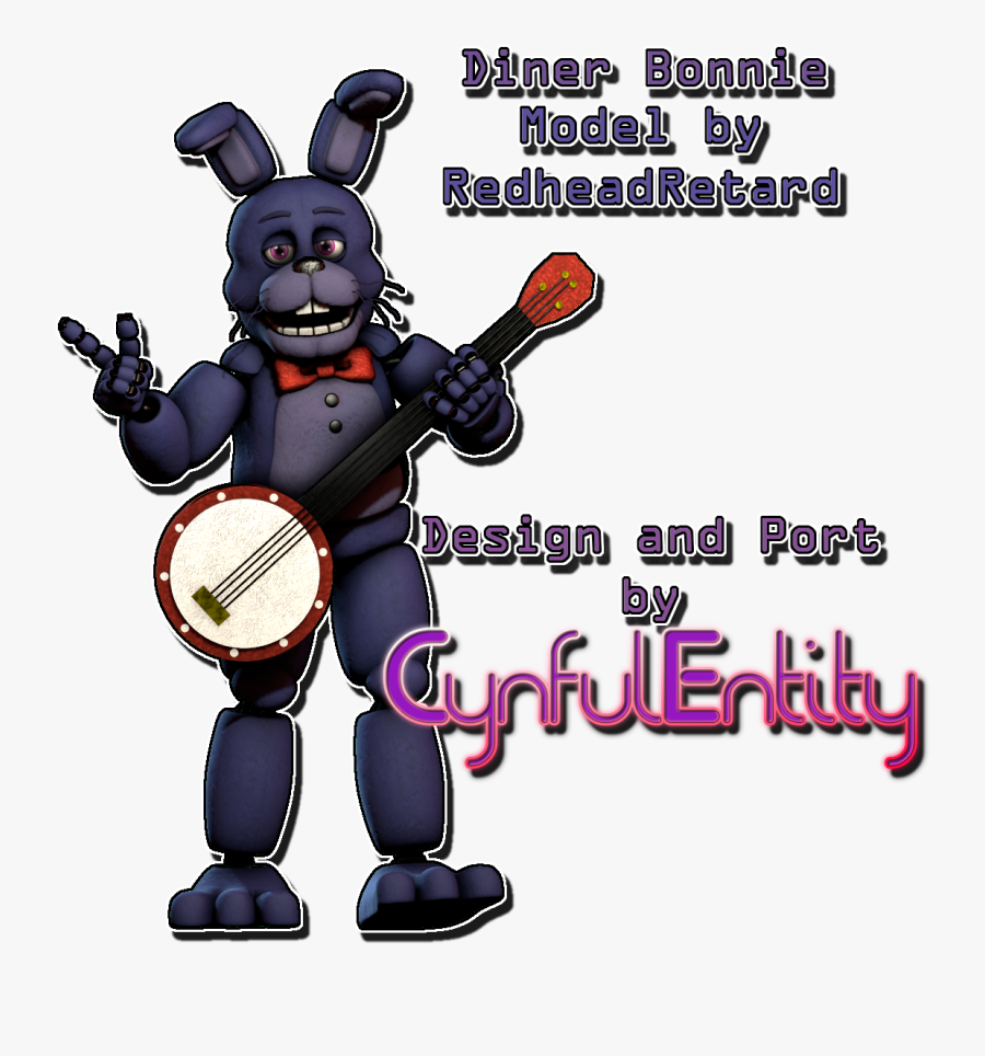 Fnaf Diner Bonnie, Transparent Clipart