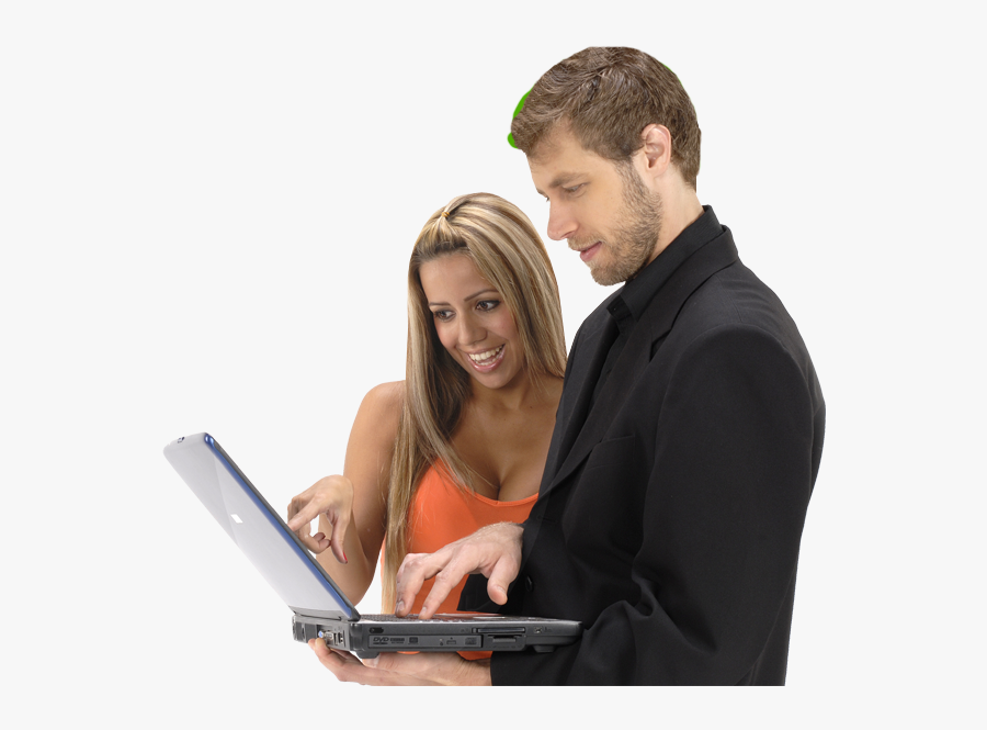 Person On Computer Confused Png - Marketing, Transparent Clipart