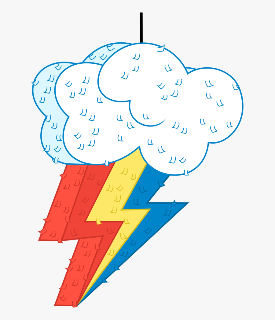 Graphic Black And White Download Pinata Vector Art - La Cutie Mark De Rainbow Dash, Transparent Clipart