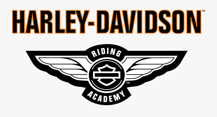 Harley Davidson Riding Academy Logo, Transparent Clipart