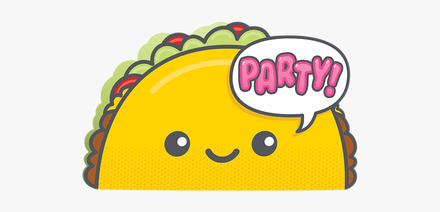 Junk Food Party Invitations With Envelopes 8 Pk - Junk Food Fun Party, Transparent Clipart