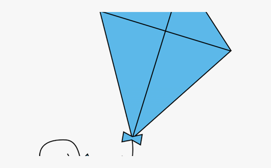 Blue Kiteclipart, Transparent Clipart