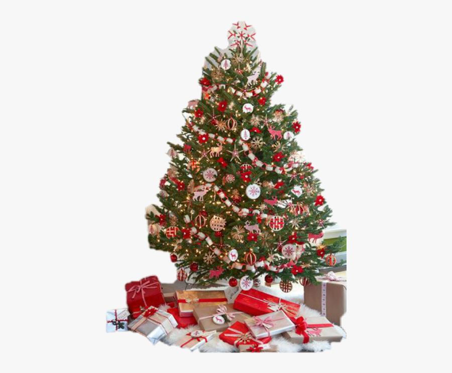 Transparent Whimsical Christmas Tree Clipart - Traditional Christmas Tree Decoration, Transparent Clipart