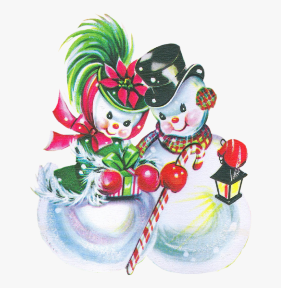 High Fashion Snow Couple - Christmas Day, Transparent Clipart