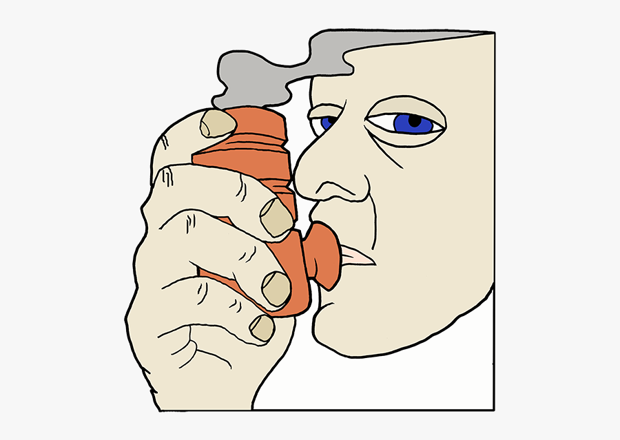 Yankee Inhaler - Illustration, Transparent Clipart
