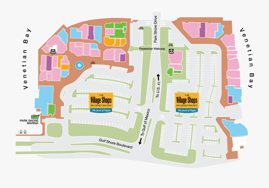 Shopping Mall Naples Florida, Naples Florida Malls, - Waterside Shops, Transparent Clipart