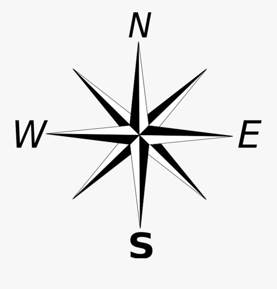 Compass Clipart Simple Free On Transparent Png - Rosa Dos Ventos Vetor, Transparent Clipart