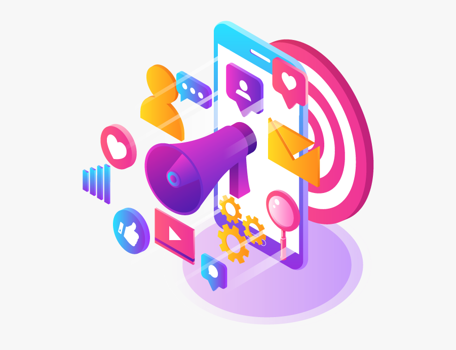 Marketing Digital Ico, Transparent Clipart