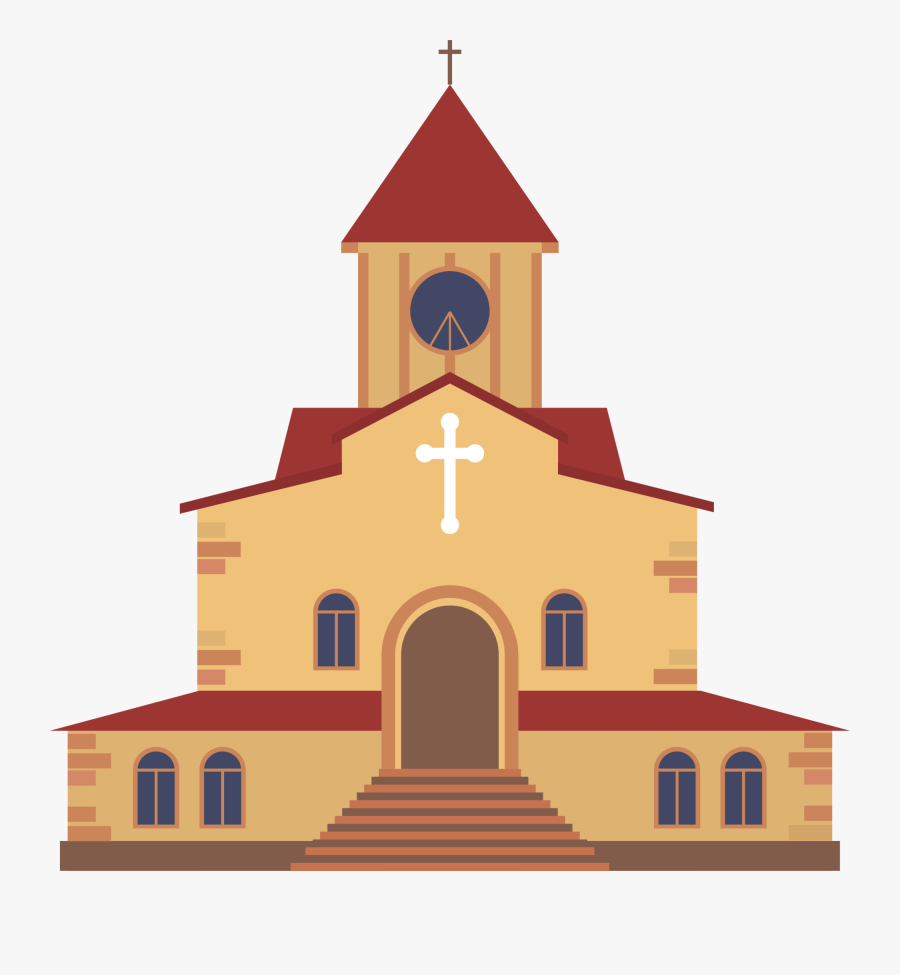 Church Building Png - Church Cartoon Png, Transparent Clipart
