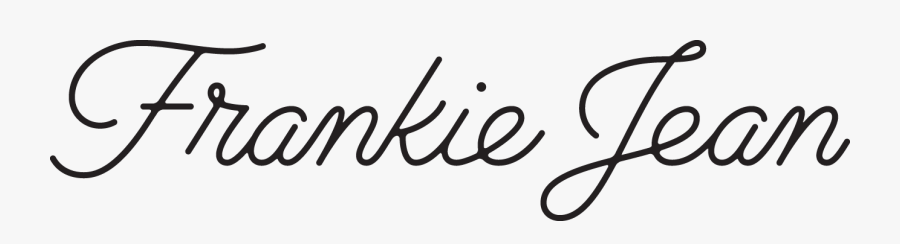 Frankie Jean - Calligraphy, Transparent Clipart